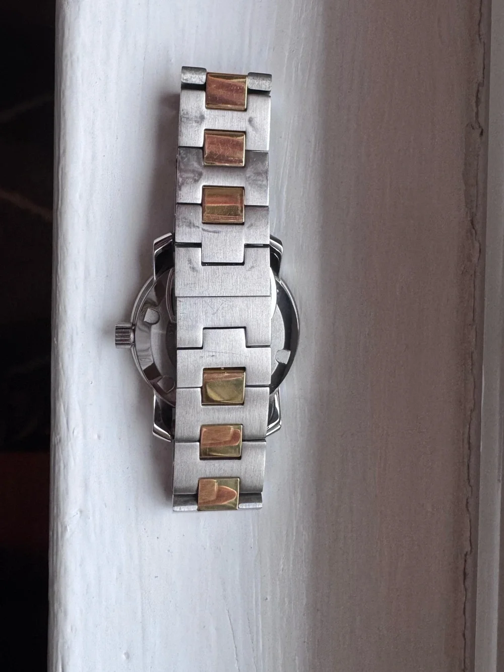 Movado Bold Two Tone Gold Watch